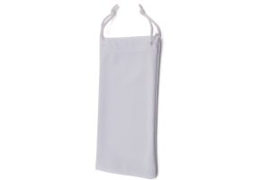 White Microfibre Sunglasses Cloth Pouch