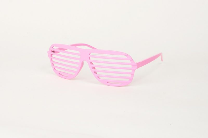 Shutter Shades Pink Party Sunglasses
