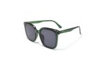 Double Dee - Green Oversized Sunglasses