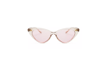 Kay - Clear Pink lens Cateye Sunglasses