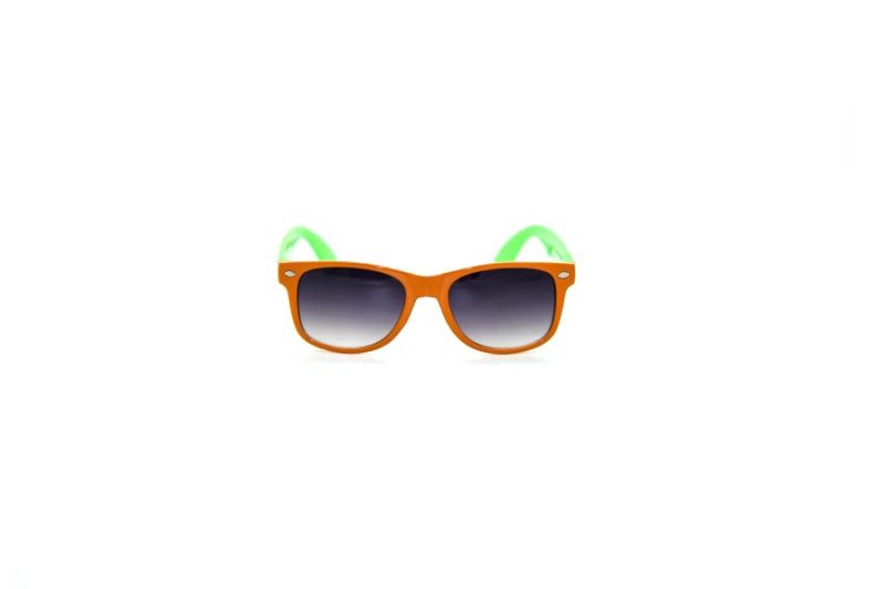 Vanellope - Orange & Green Classic Kids Sunglasses