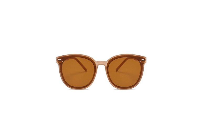 Bold Betty - Round Brown Polarised Sunglasses