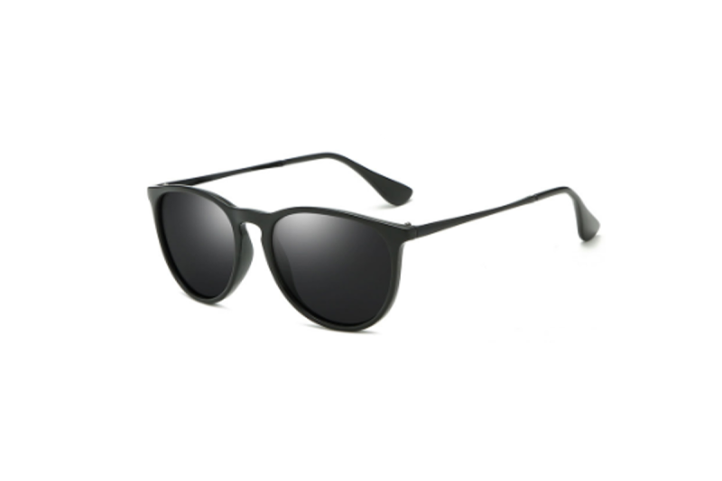 images Tailor - Classic Black with Black metal Round Women's Sunglasses