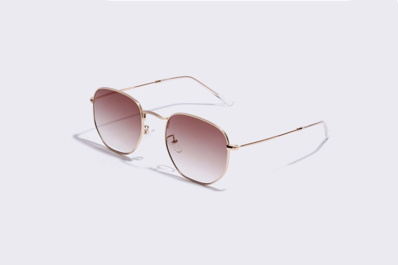 images Mila - Brown Round Light Lens Sunglasses for Women