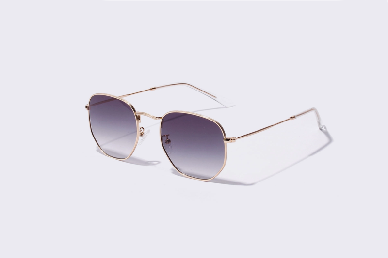 images Mila - Purple Round Light Lens Sunglasses for Women