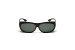 Polarised regular fitover sunglasses - Matte Black G15