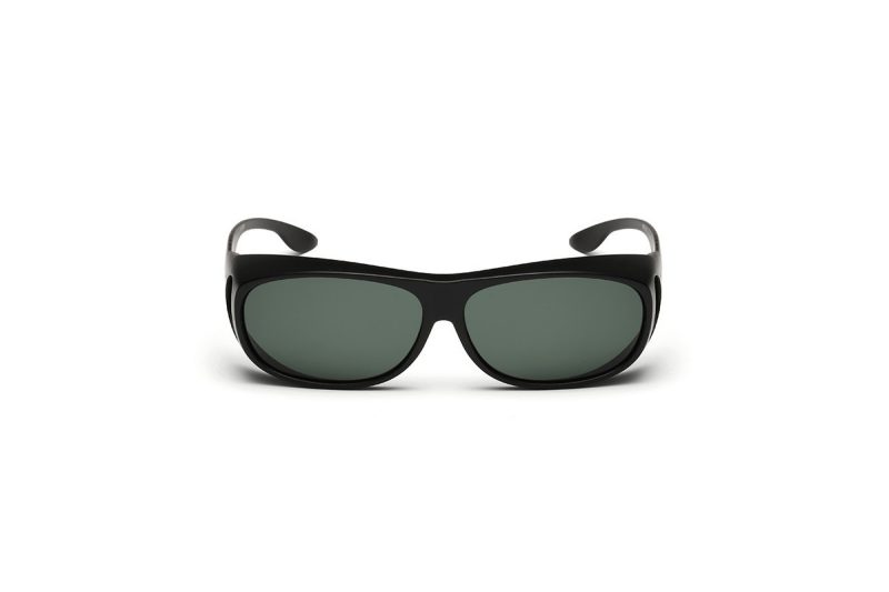 Polarised regular fitover sunglasses - Matte Black G15