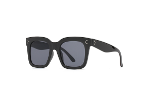 Tyra - Black Square Sunglasses