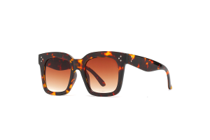 Tort Square Oversized Sunglasses