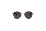 Harlow Black Vintage Round Sunglasses