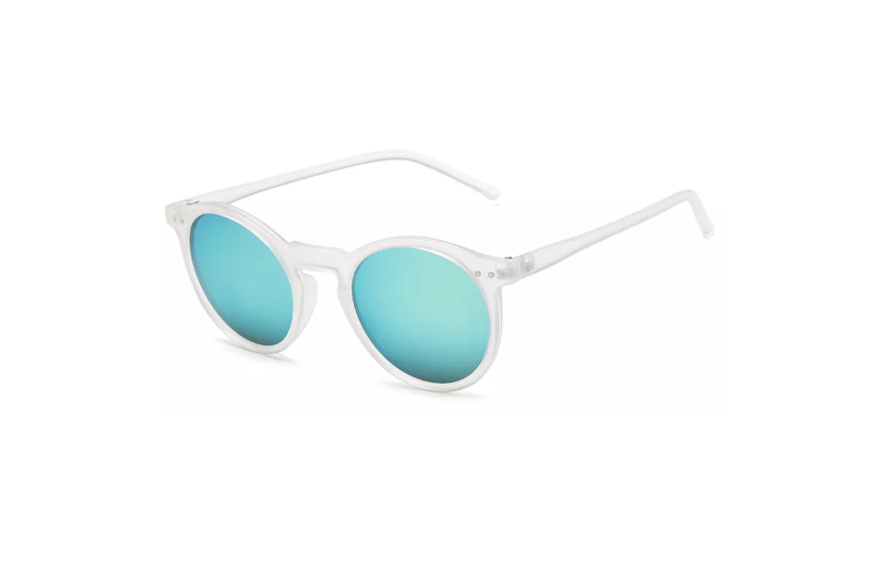images Lennox - Clear Blue RV Round Sunglasses