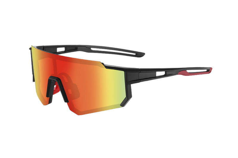 Raptor Black Frame Flame Lense Side