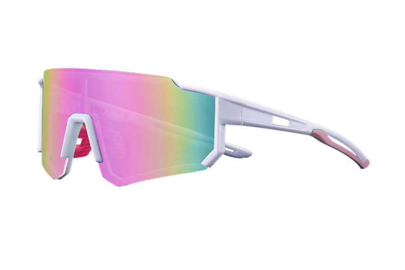 Raptor White Frame Candy Lense Side